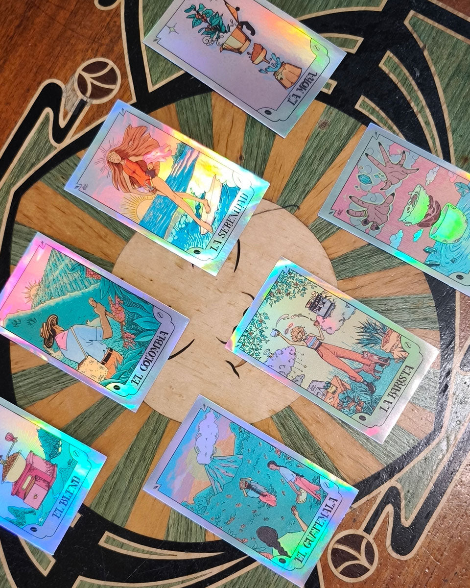 Set of 7 Holographic Sticker