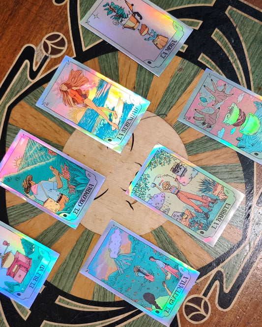 Set of 7 Holographic Sticker
