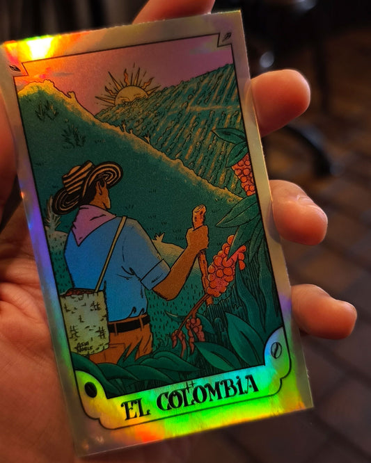 El Colombia | Holographic Sticker