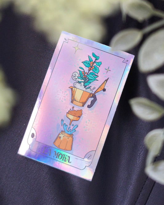 La Moka | Holographic Sticker