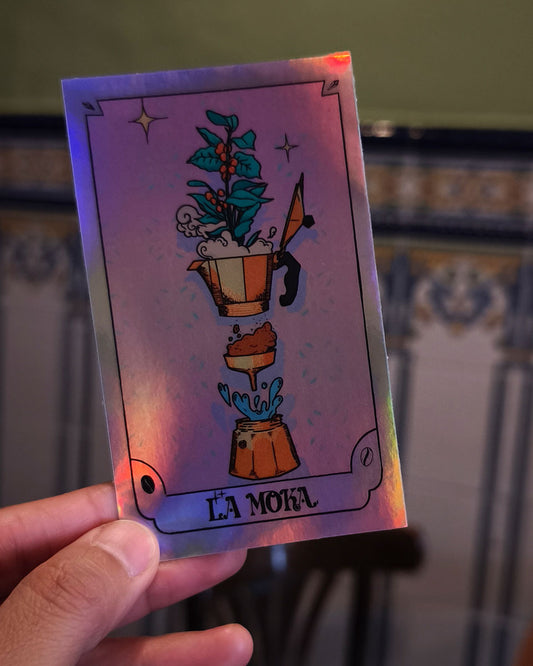 La Moka | Holographic Sticker