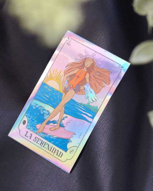 La Serenidad | Holographic Sticker