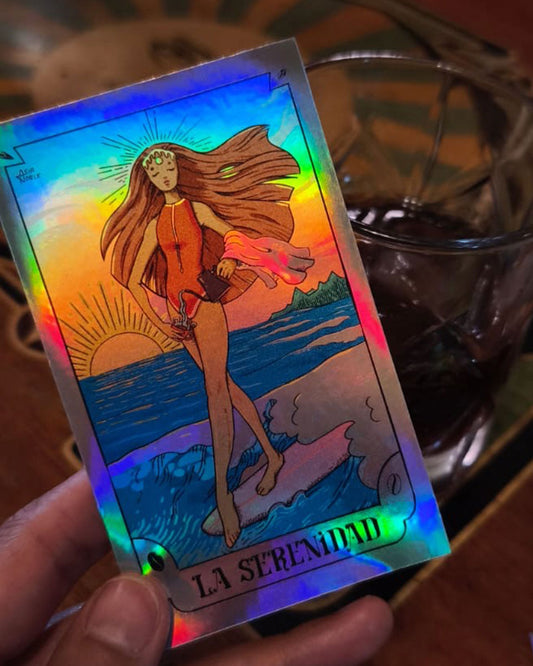 La Serenidad | Holographic Sticker